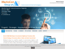 Tablet Screenshot of mediacom-group.it